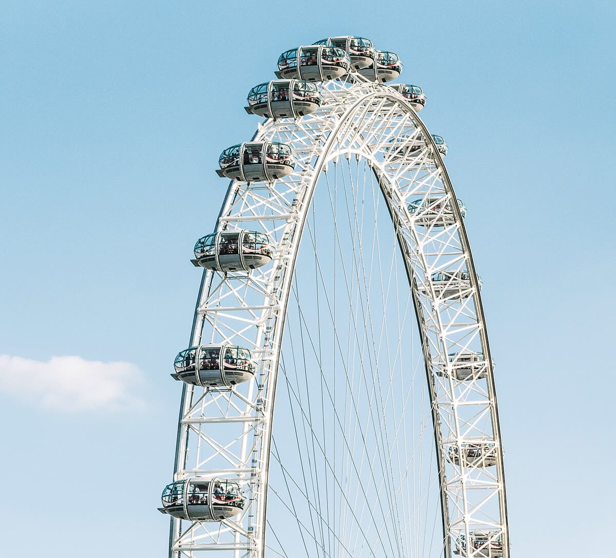 london eye backpacking london