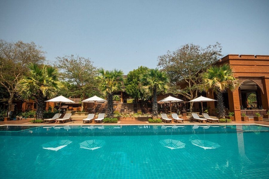 heritage-bagan-hotel-review-15 pool chairs heritage bagan hotel review