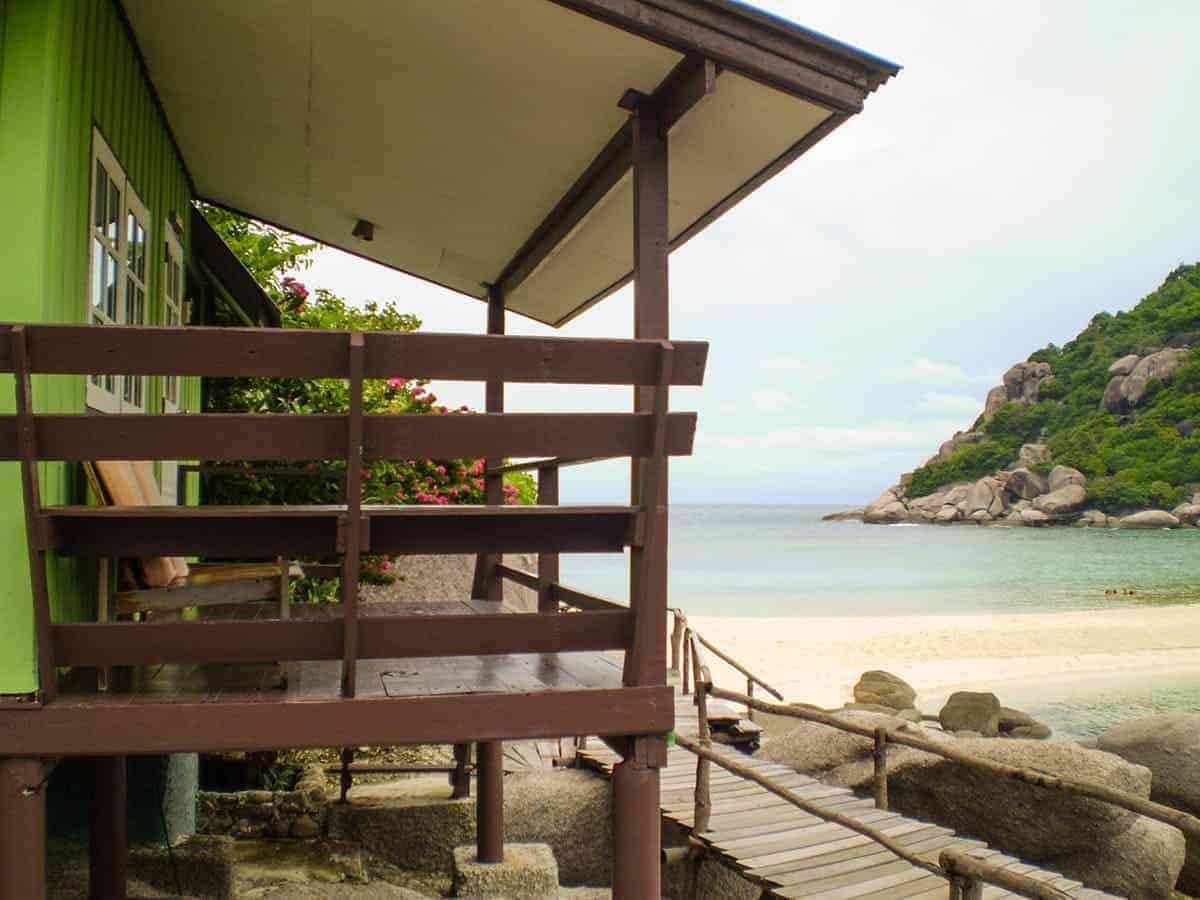 Koh Nang Yuan: Planning The Perfect Trip To Paradise 17 once of the villas with a deck overlooking the ocean on koh nang yuan