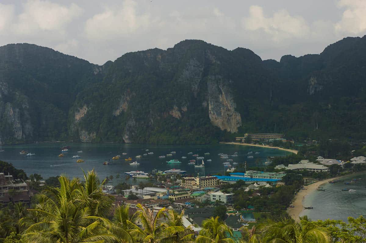 looking over tonsai village