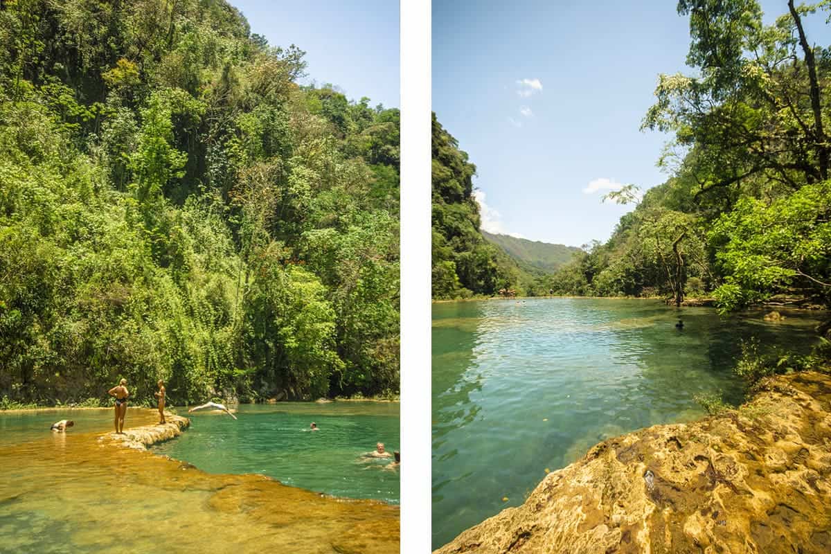 Visiting Semuc Champey Mirador & Pools: All You Need To Know 2023 25 going for a swim in the semuc champey pools