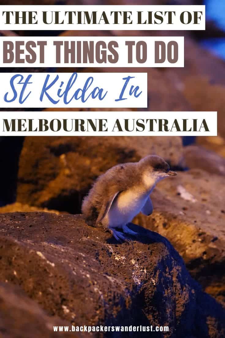 16 Best Things To Do In St Kilda, Melbourne For The Ultimate Time 30 Thinking of visiting St Kilda but wondering what exactly to do there. Then no worries, I will let you know the best things to do in St Kilda for all types of travelers! I want you to have the ultimate time in this beautiful suburb so get ready for some relaxed vibes.
