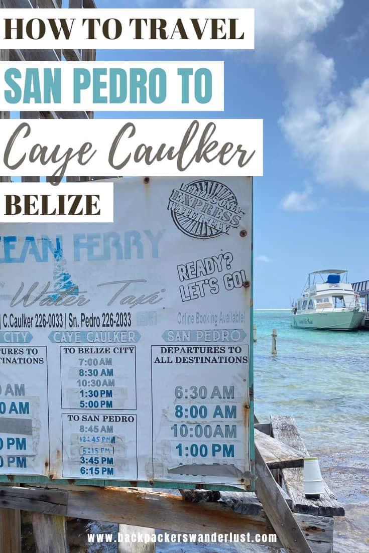 San Pedro To Caye Caulker: Best Ways To Travel Explained 2023 17 Now if you are exploring the country of Belize no doubt you need to hit up the two idyllic islands of San Pedro and Caye Caulker. They both have their highlights whether that is swimming with manatees, checking out the local iguanas, or diving, though how exactly do you travel from San Pedro to Caye Caulker?