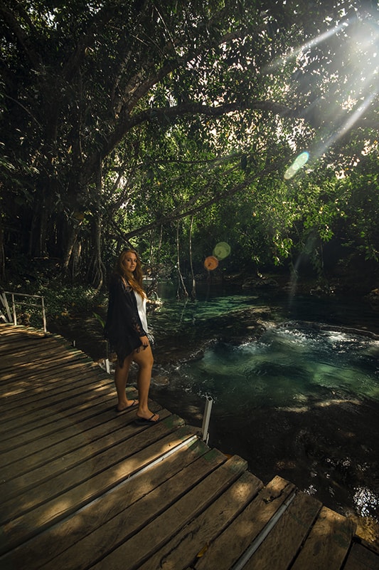 Visiting Rarru Cascades In Port Vila: All You NEED To Know 25 tasha amy next to some pools alongside the rarru cascades