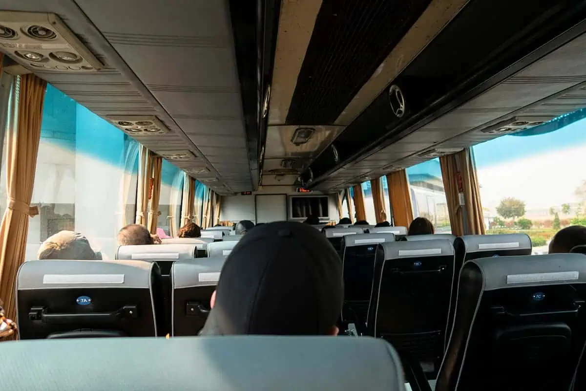 Chiang Khong To Huay Xai: Border Crossing Tips (2026) 36 taking the bus across the thai laos friendship bridge on the thailand laos border crossing