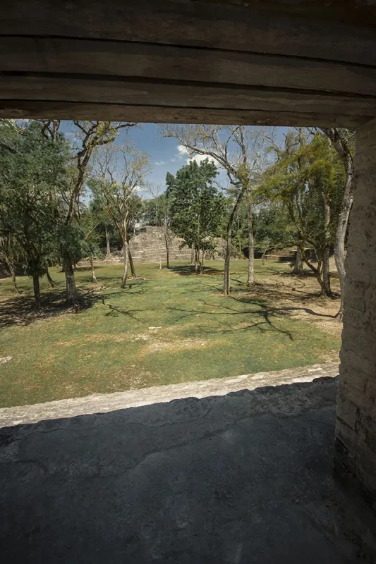 Cahal Pech Mayan Ruins In San Ignacio: A Hidden Gem Away from the Crowds 64 hiding in a bit of shade from the midday heat at the cahal pech mayan ruin site