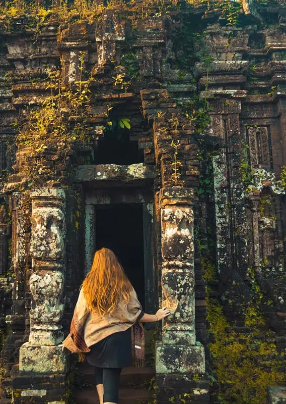 My Son Sanctuary Hoi An: BEST Tips & Tours (2026) 56 tasha amy covered shoulders with a scarf while at my son sanctuary