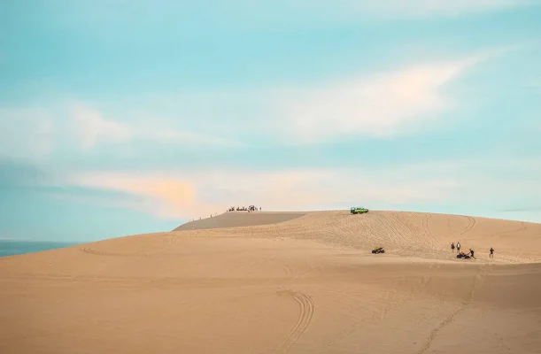 the white sand dunes while backpacking mui ne 2 days in mui ne itinerary