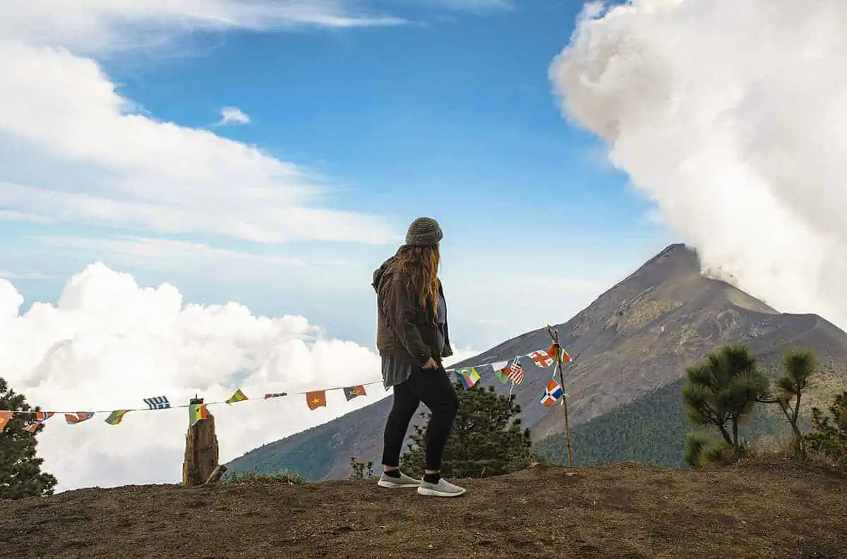 Acatenango Volcano Hike Difficulty: My Honest Experience 20 arriving at base camp after the acatenango volcano hike