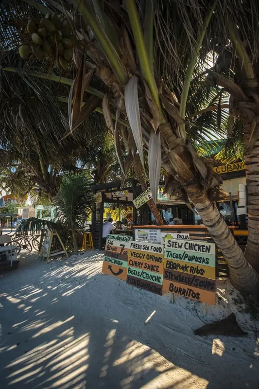 ATMs In Caye Caulker: Locations, Accepted Cards & All Money Matters 56 local restaurant on the beach front in caye caulker