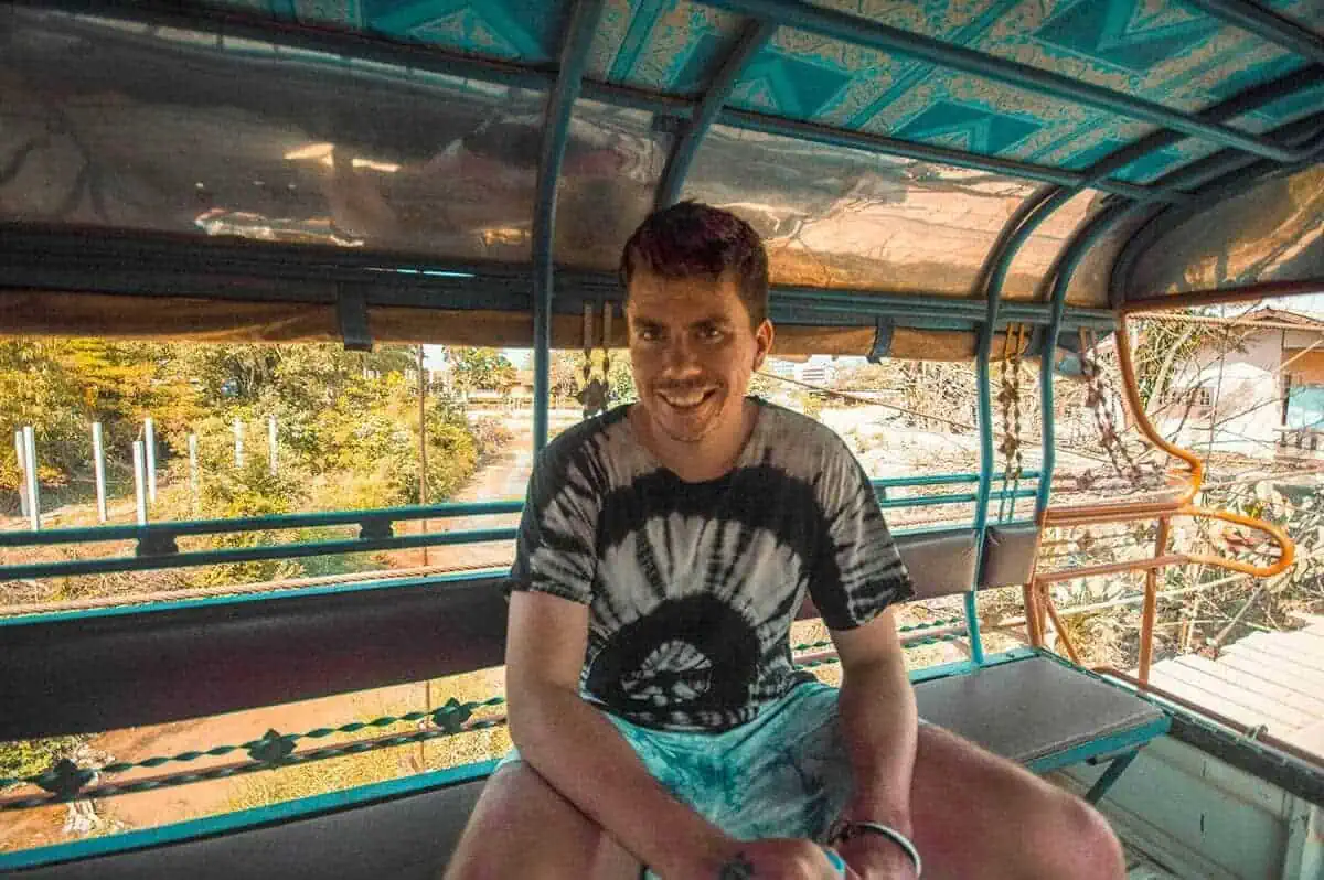 Luang Prabang To Vang Vieng: Train, Bus Or Shuttle? 36 inside a typical laos tuk tuk in vang vieng