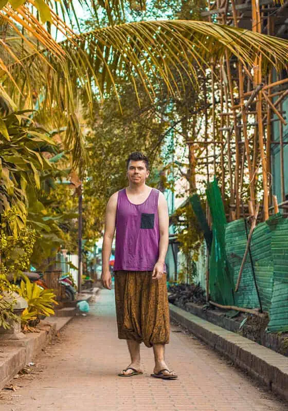 exploring the streets before heading to the luang prabang night market