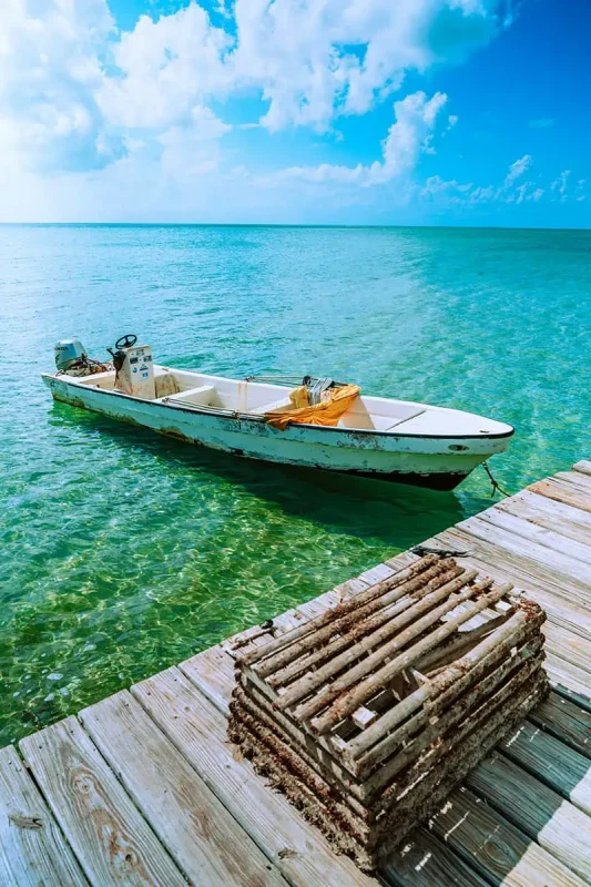 a local fishing boat waiting at the pier in san pedro