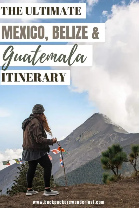 Mexico Belize Guatemala Itinerary: BEST Backpacking Route 123 If you are keen to explore culture, beaches, and jungle there is no better option than the Mexico Belize Guatemala itinerary. Whether you have 2 or 4 weeks to explore I will let you know the best choices, how to get around, and more!