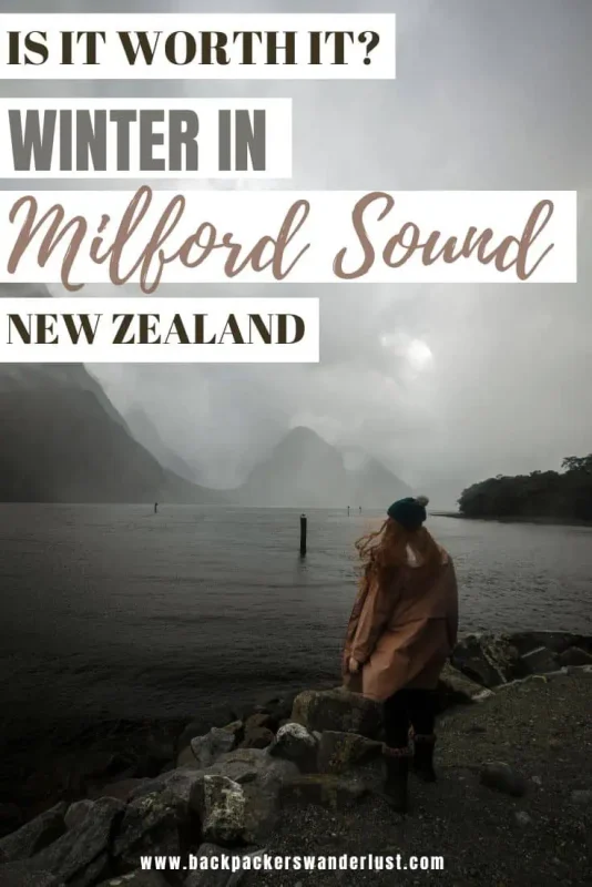Milford Sound In Winter: Is It Still Worth The Hype? 46 If you are exploring New Zealand in the colder months you may find yourself in Milford Sound in winter. So, let me tell you everything you need to know about traveling this way in June, July, August, and even September!