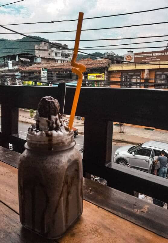 Best Restaurants In Pokhara: Cafes, Cheap Eats & Local Food 23 ferrero rocher milk shake from the White Rabbit in Pokhara