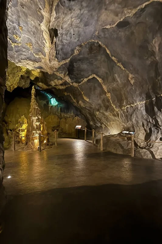 Rainforest Wild Adventure Review: My Honest Guide 24 Stalagmites and stalactites at the Cavern in Rainforest Wild Singapore