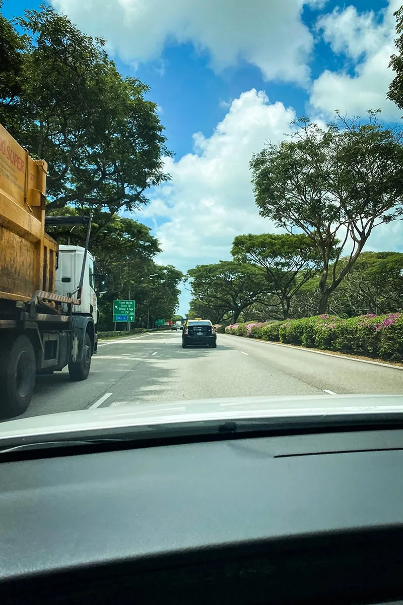 Furama RiverFront Review: What It’s Really Like To Stay Here 3 Driving along the highway from Singapore Airport into the city