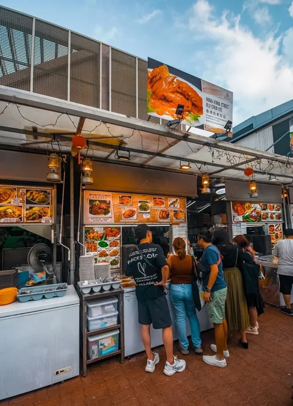 The Perfect 3 Days In Singapore Itinerary For First-Time Visitors 36 Checking out the stalls at Gluttons Bay in Singapore