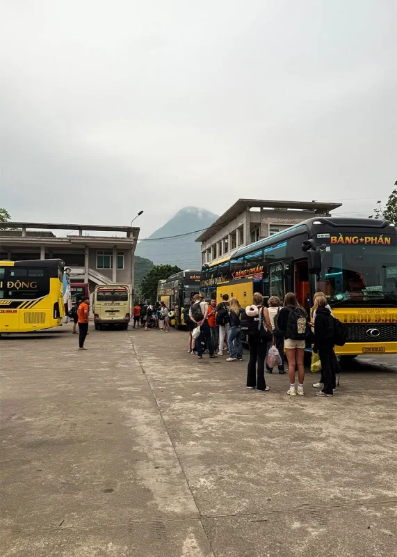 Hanoi Airport To Ha Giang: How To Get There 61 Bang Phan sleeper buses arriving at Ha Giang bus station