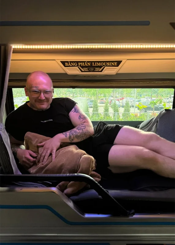Hanoi Airport To Ha Giang: How To Get There 57 Single Royal Cabin inside the Bang Phan sleeper bus to Ha Giang