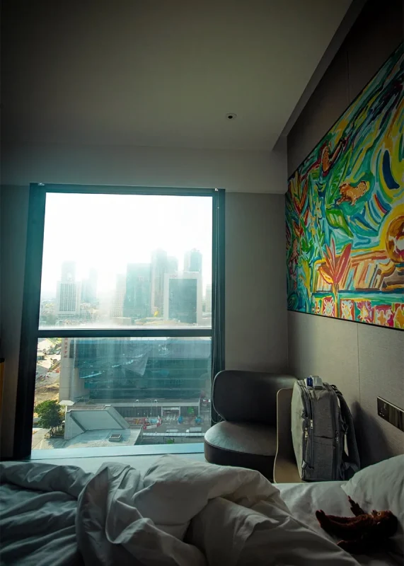 Hotel Mi Rochor Review: Is It Worth Staying Here? (2026) 20 Blocked view from the window of Hotel Mi Rochor