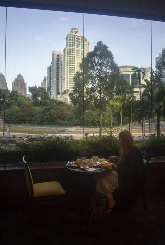 Where To Stay In Singapore: The 6 Best Areas & Hotels 44 Tasha Amy having breakfast at Furama Riverfront Singapore