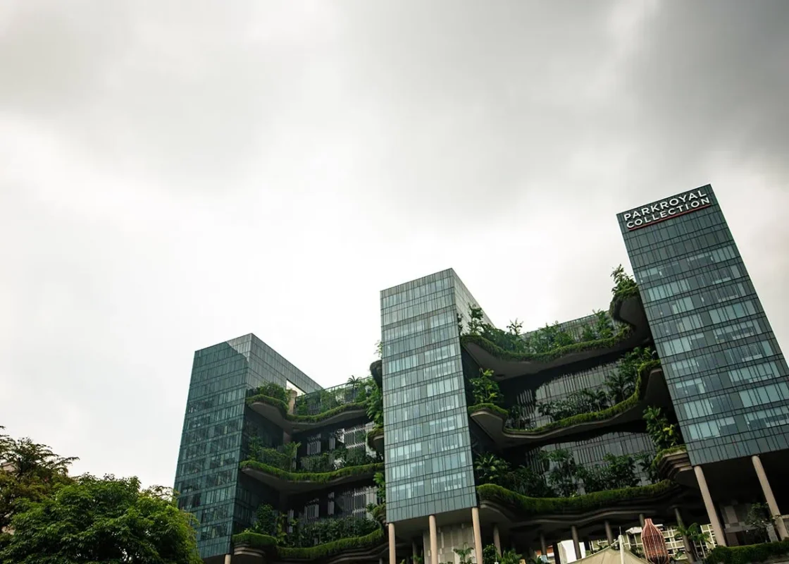 Where To Stay In Singapore: The 6 Best Areas & Hotels 18 Looking up at one of the Park Royal Collection hotels in Singapore