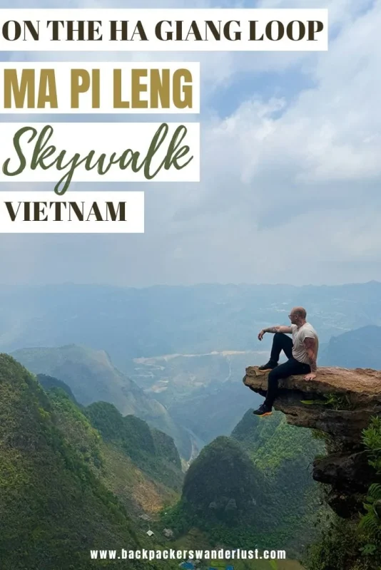 The Ma Pi Leng Skywalk is a beautiful walk through a small mountain village before reaching Death Rock, one of the Ha Giang Loop’s most dramatic viewpoints. It looks absolutely terrifying in photos, though honestly, I was surprised by how much safer it felt once I climbed onto it.