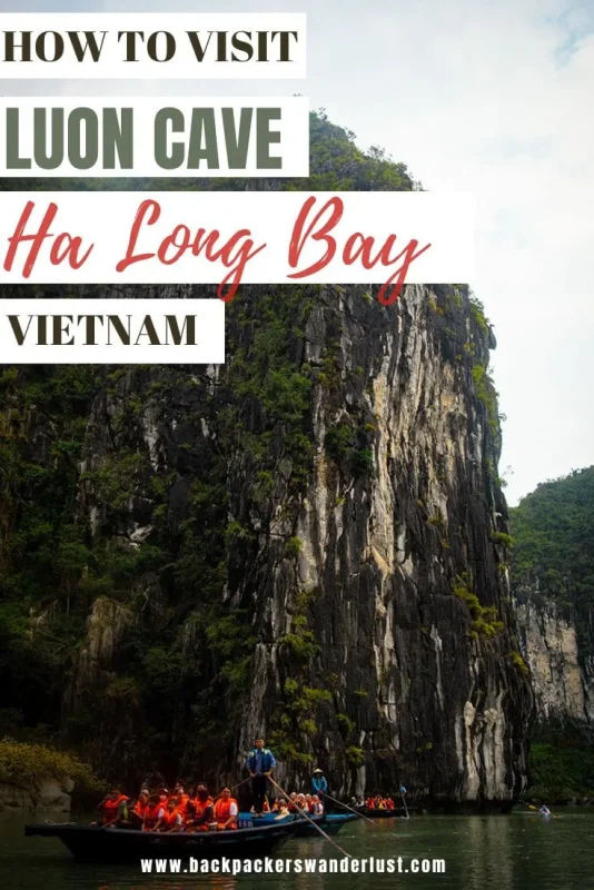Luon Cave Ha Long Bay: Is It Worth Visiting? 74 Luon Cave was a quick little outing from our Ha Long Bay cruise, with a boat ride through the cave and monkeys climbing around the rocks. It was cool to see, though once was enough for me! Here’s what to expect and why I’d choose a rowboat over a kayak.